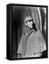 THE HOUND OF THE BASKERVILLES, 1939 directed by SIDNEY LANFIELD. Basil Rathbone (b/w photo)-null-Framed Stretched Canvas