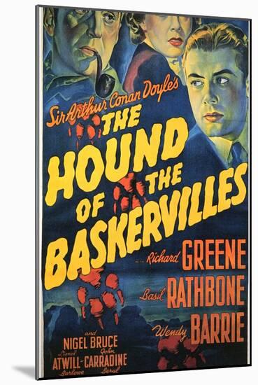 The Hound of The Baskervilles, 1939-null-Mounted Art Print