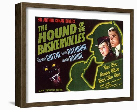 The Hound of The Baskervilles, 1939-null-Framed Art Print