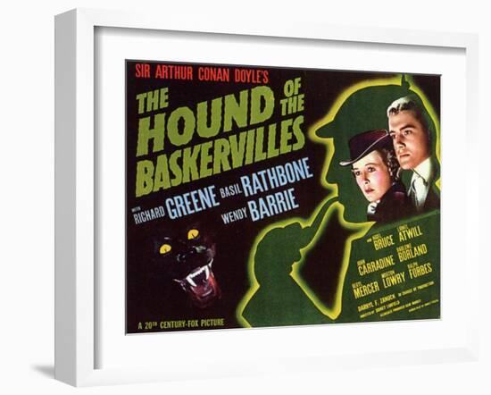 The Hound of The Baskervilles, 1939-null-Framed Art Print