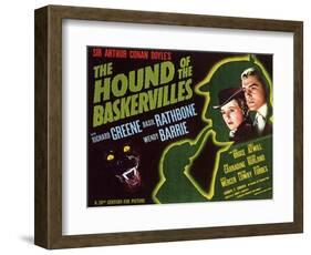 The Hound of The Baskervilles, 1939-null-Framed Art Print