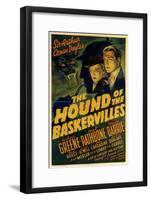 The Hound of The Baskervilles, 1939-null-Framed Art Print