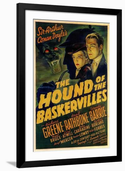 The Hound of The Baskervilles, 1939-null-Framed Premium Giclee Print