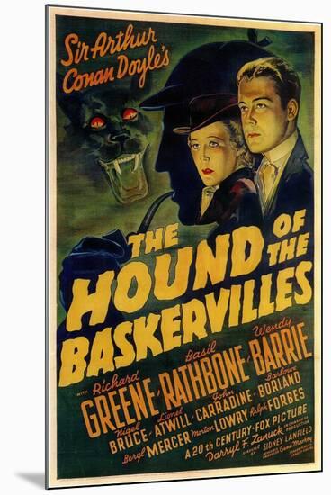 The Hound of The Baskervilles, 1939-null-Mounted Premium Giclee Print