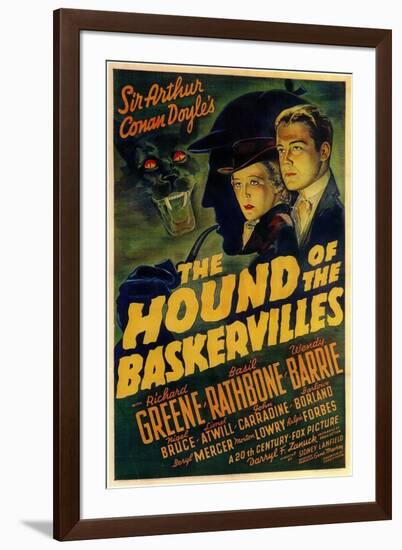 The Hound of The Baskervilles, 1939-null-Framed Art Print