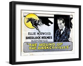 The Hound of the Baskervilles, Eille Norwood, (AKA Ellie Norwood), 1921-null-Framed Art Print