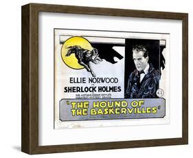 The Hound of the Baskervilles, Eille Norwood, (AKA Ellie Norwood), 1921-null-Framed Art Print