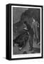 The Hound of the Baskervilles Holmes and Watson Discover 'A Prostrate Man-Sidney Paget-Framed Stretched Canvas