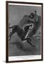 The Hound of the Baskervilles Holmes and Watson Watch the Fearful Hound-Sidney Paget-Framed Photographic Print