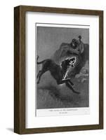 The Hound of the Baskervilles Holmes and Watson Watch the Fearful Hound-Sidney Paget-Framed Photographic Print