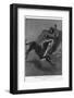 The Hound of the Baskervilles Holmes and Watson Watch the Fearful Hound-Sidney Paget-Framed Photographic Print