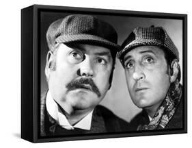 The Hound Of The Baskervilles, Nigel Bruce & Basil Rathbone, 1939-null-Framed Stretched Canvas