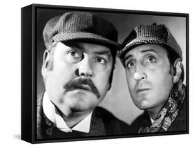 The Hound Of The Baskervilles, Nigel Bruce & Basil Rathbone, 1939-null-Framed Stretched Canvas