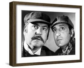 The Hound Of The Baskervilles, Nigel Bruce & Basil Rathbone, 1939-null-Framed Photo