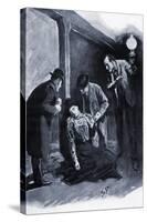 The Hound Of The Baskervilles-Sidney Paget-Stretched Canvas