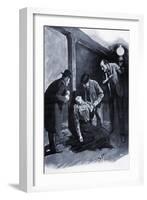 The Hound Of The Baskervilles-Sidney Paget-Framed Giclee Print