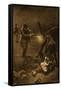 The Hound Of The Baskervilles-Sidney Paget-Framed Stretched Canvas