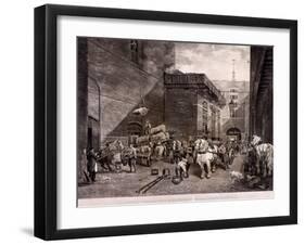 The Hour Glass Brewery on Upper Thames Street, London, 1821-J Bromley-Framed Giclee Print