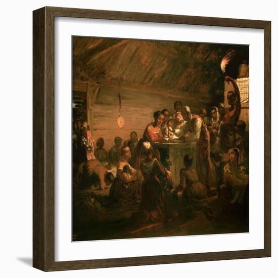 The Hour of Emancipation, 1863-William Tolman Carlton-Framed Giclee Print