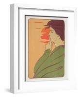 The Hour of Silence, 1897, from 'L'Estampe Moderne', Published Paris 1897-99-Meunier-Framed Giclee Print