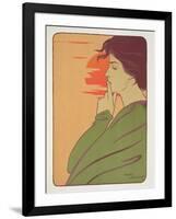 The Hour of Silence, 1897, from 'L'Estampe Moderne', Published Paris 1897-99-Meunier-Framed Giclee Print