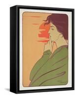 The Hour of Silence, 1897, from 'L'Estampe Moderne', Published Paris 1897-99-Meunier-Framed Stretched Canvas