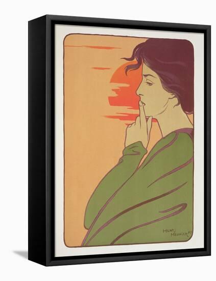 The Hour of Silence, 1897, from 'L'Estampe Moderne', Published Paris 1897-99-Meunier-Framed Stretched Canvas