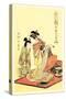 The Hour of the Dog-Kitagawa Utamaro-Stretched Canvas