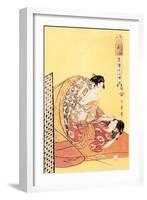 The Hour of the Dragon-Kitagawa Utamaro-Framed Art Print