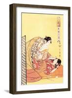 The Hour of the Dragon-Kitagawa Utamaro-Framed Art Print