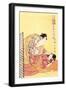 The Hour of the Dragon-Kitagawa Utamaro-Framed Art Print