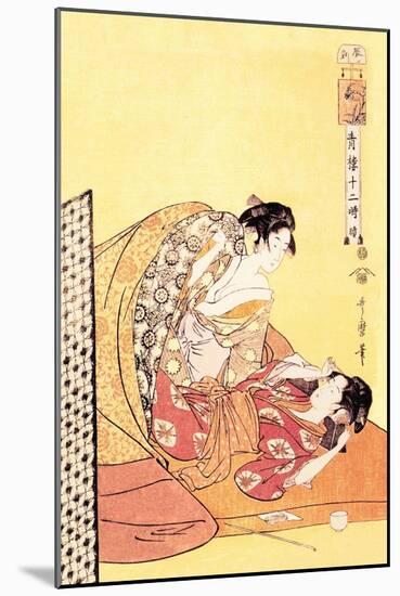The Hour of the Dragon-Kitagawa Utamaro-Mounted Art Print