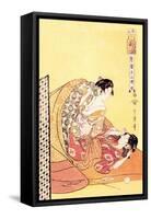 The Hour of the Dragon-Kitagawa Utamaro-Framed Stretched Canvas