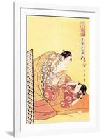 The Hour of the Dragon-Kitagawa Utamaro-Framed Art Print