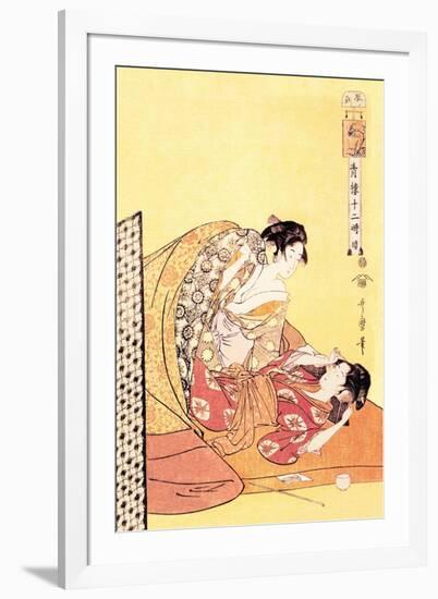 The Hour of the Dragon-Kitagawa Utamaro-Framed Art Print