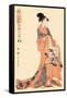 The Hour of the Hare-Kitagawa Utamaro-Framed Stretched Canvas