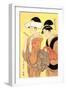 The Hour of the Monkey-Kitagawa Utamaro-Framed Art Print