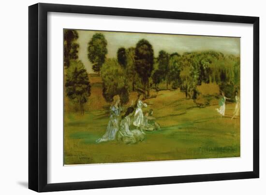 The Hours and the Freedom of the Fields-Arthur Bowen Davies-Framed Giclee Print