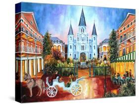 The Hours on Jackson Square-Diane Millsap-Stretched Canvas