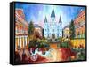 The Hours on Jackson Square-Diane Millsap-Framed Stretched Canvas