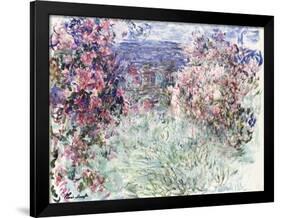 The House Among the Roses, 1925-Claude Monet-Framed Giclee Print