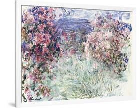 The House Among the Roses, 1925-Claude Monet-Framed Giclee Print