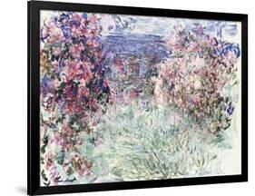 The House Among the Roses, 1925-Claude Monet-Framed Giclee Print