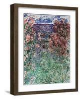 The House Among the Roses, 1925-Claude Monet-Framed Giclee Print