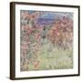 The House Among the Roses, between 1917 and 1919-Claude Monet-Framed Art Print