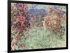 The House Among the Roses (La Maison Dans Les Roses), 1925-Claude Monet-Framed Giclee Print