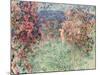 The House Among the Roses (La Maison Dans Les Roses), 1925-Claude Monet-Mounted Giclee Print