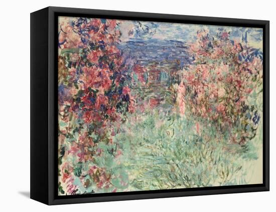 The House Among the Roses (La Maison Dans Les Roses), 1925-Claude Monet-Framed Stretched Canvas