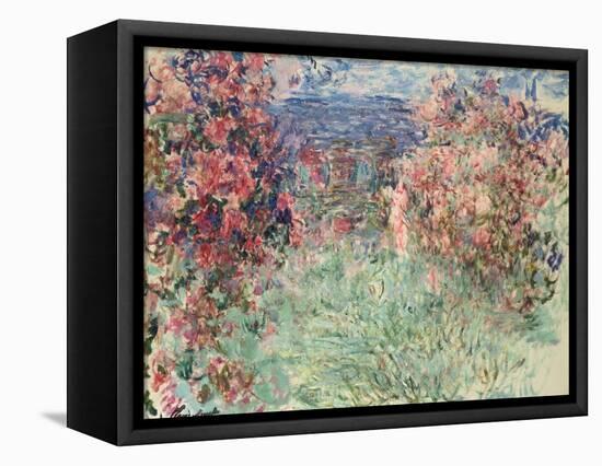 The House Among the Roses (La Maison Dans Les Roses), 1925-Claude Monet-Framed Stretched Canvas