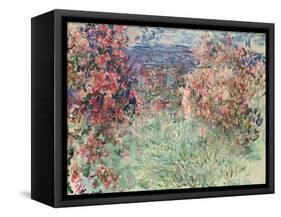 The House Among the Roses (La Maison Dans Les Roses), 1925-Claude Monet-Framed Stretched Canvas